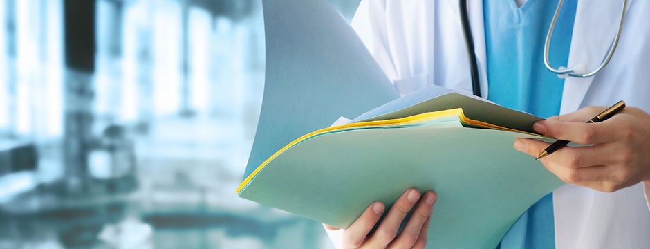 Doctor with Files