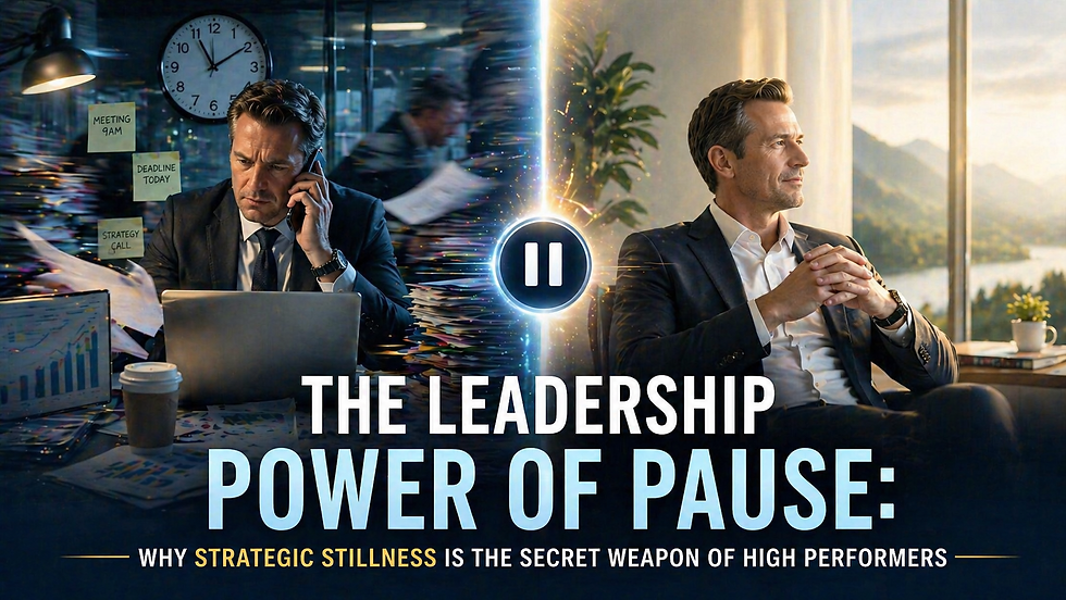 The Leadership Power of Pause: Why Strategic Stillness Is the Secret Weapon of High Performers