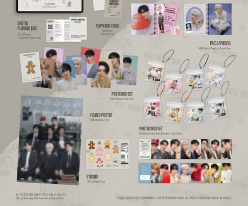 ATEEZ 2026 Season's GreetingsPASTRY SHOP | KPOPJOAYO