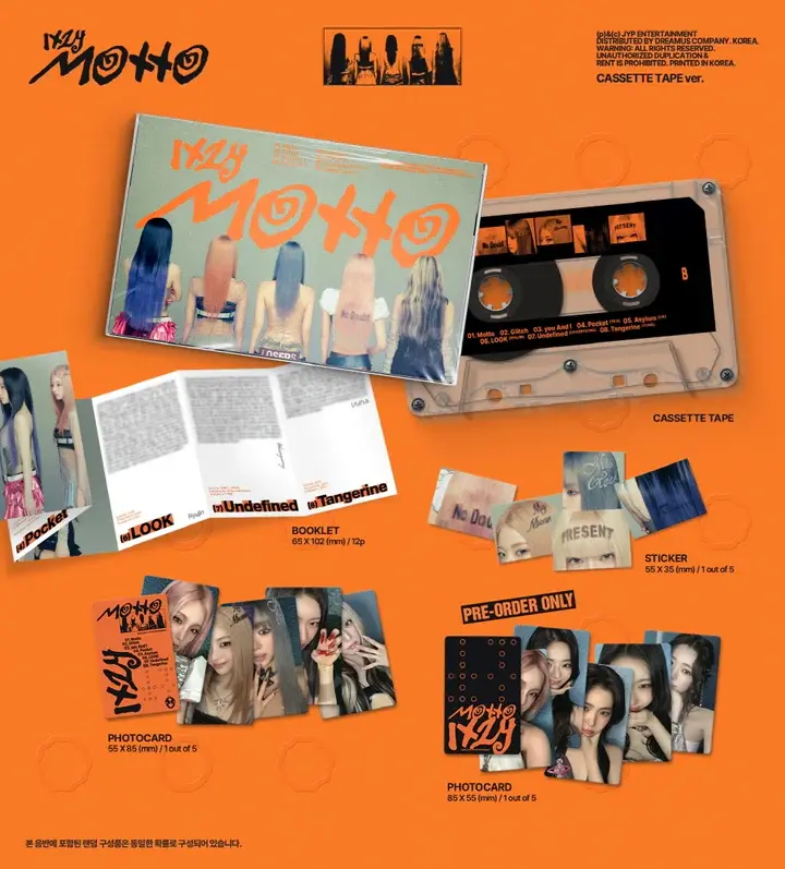Miniatura: ITZY mini album MOTTO [CASSETTE TAPE ver]