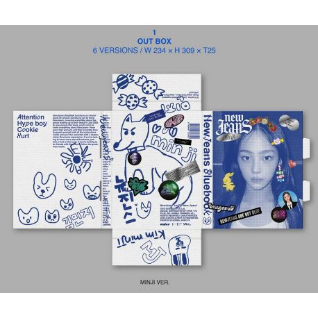 Miniatura: NEW JEANS 1st EP Album [BLUE BOOK ver]