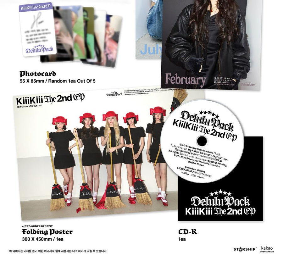 Miniatura: KiiiKiii 2nd EP Album Delulu Pack [Calendar ver]