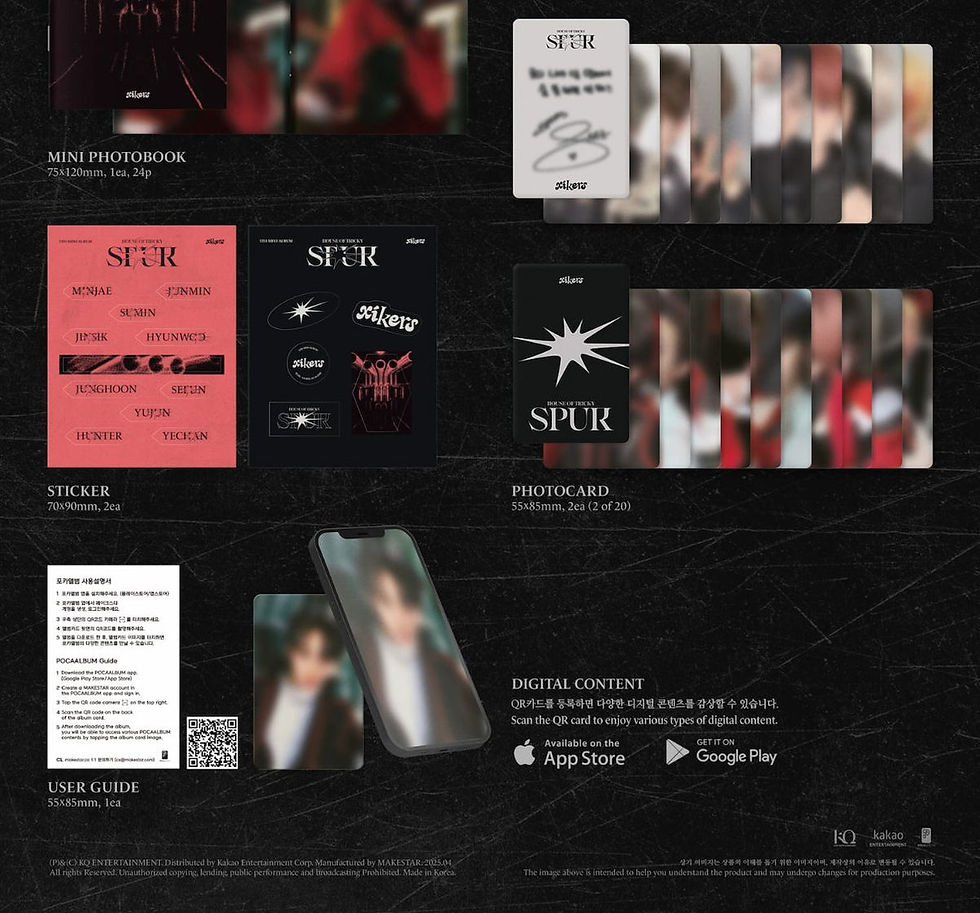 Miniatura: XIKERS 5th mini album HOUSE OF TRICKY : SPUR [POCA ALBUM ver]