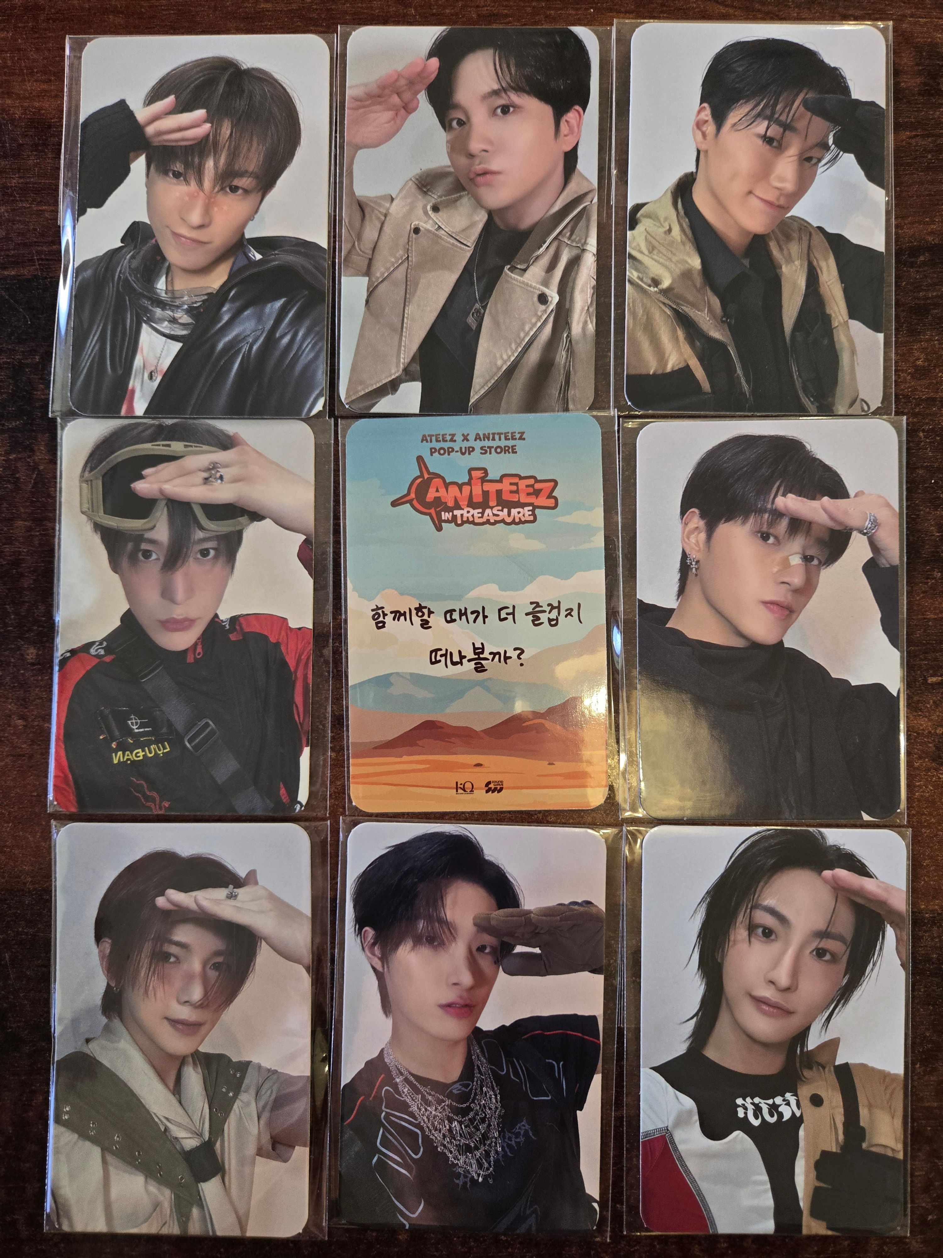 ATEEZ ANITEEZ IN TREASURE KQ Entertainment x Soundwave POB Photocard