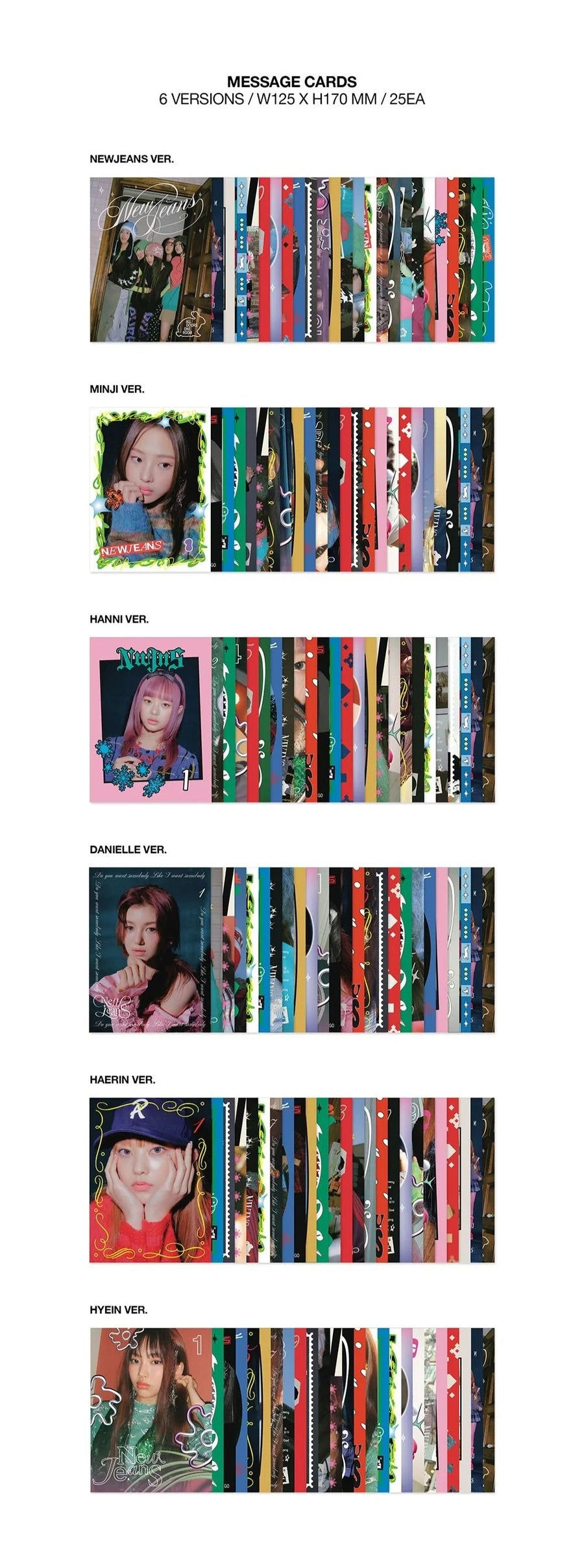 Miniatura: NEW JEANS 1st single album OMG [Message Card ver]