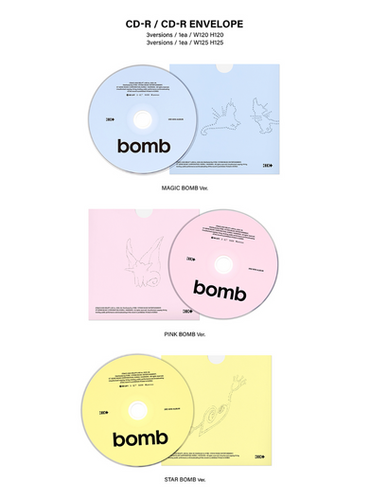 ILLIT アルバム bomb MAGIC BOMB イヤモニ 3rd Mini Album: bomb (Merch Ver.) : ILLIT | HMV&BOOKS online