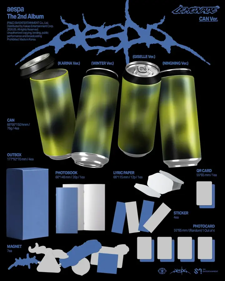 Miniatura: [PREORDER] aespa 2nd Album LEMONADE [CAN ver]