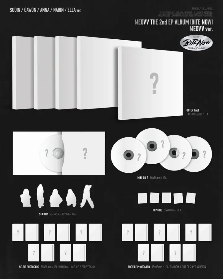 Miniatura: [PREORDER] MEOVV 2nd EP Album BITE NOW [MEOVV ver]