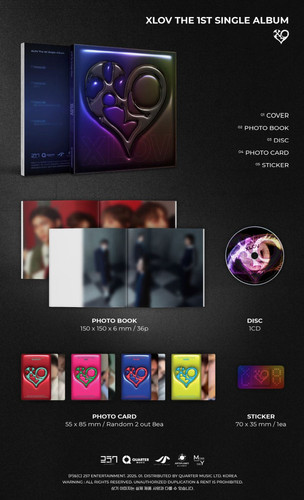 XLOV 1st single album I'mm Be | KPOPJOAYO