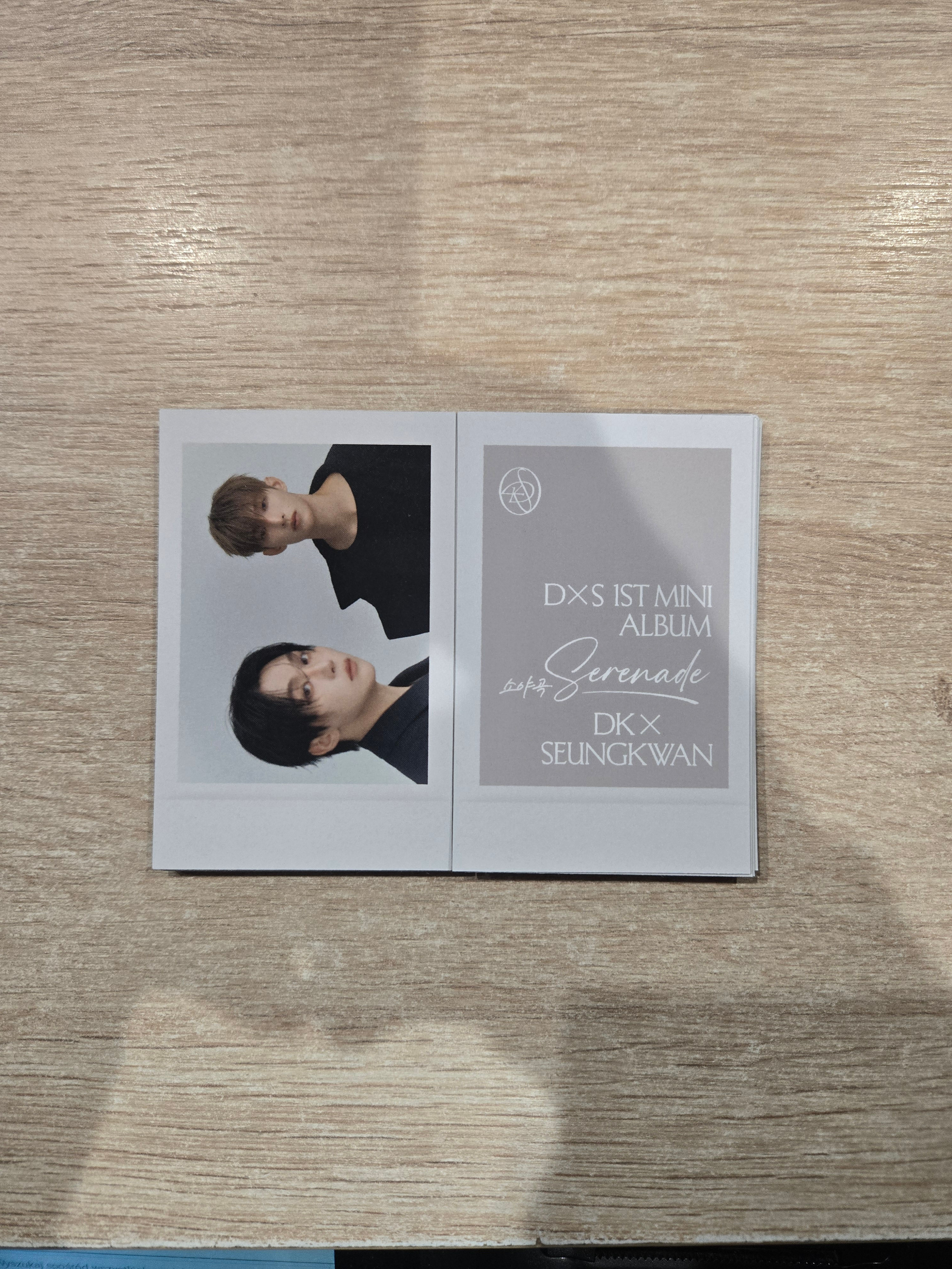 DK X SEUNGKWAN (SEVENTEEN) 1st mini album Serenade (소야곡) Applemusic POB Photocar