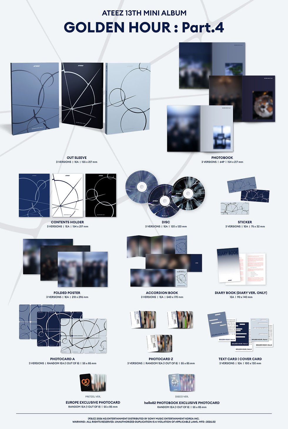 Miniatura: ATEEZ - GOLDEN HOUR : Part.4 - Europe POP UP Exclusive