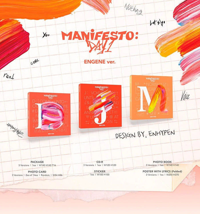 Miniatura: ENHYPEN 3rd mini album MANIFESTO : DAY 1 [ENGENE ver]