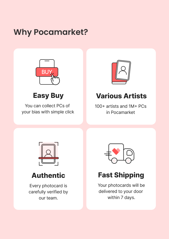 Miniatura: BTS POCA MARKET Official Random Photocard Pack