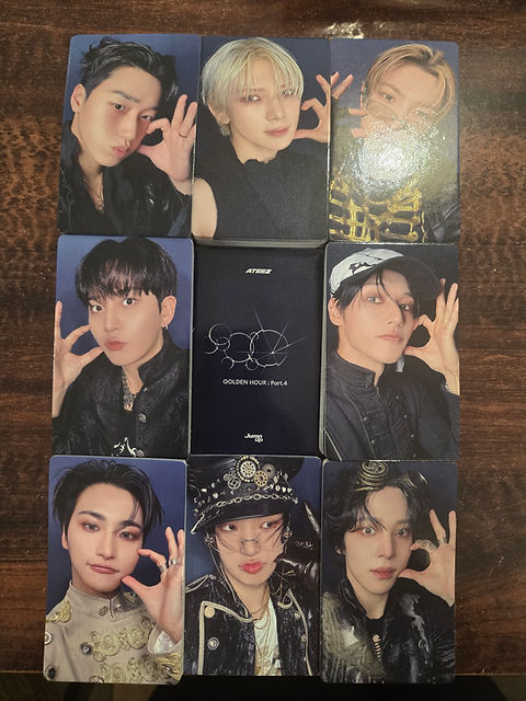 ATEEZ 13th mini album GOLDEN HOUR Part.4 JUMP UP POB Photocard