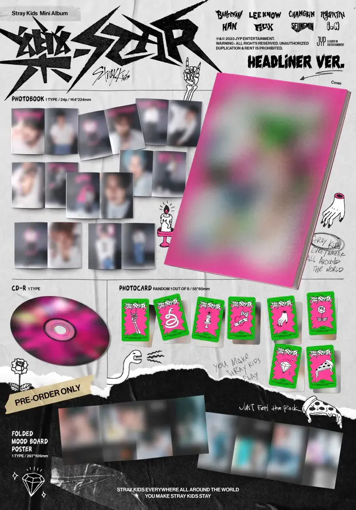 正式的 STRAY KPOPJOAYO | ver] [Headliner STAR ROCK album mini 8th KIDS K-POP・アジア