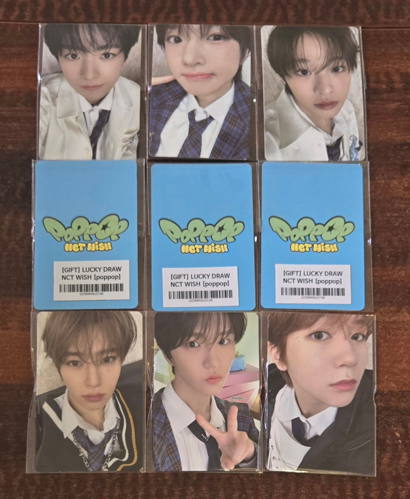 NCT WISH POPPOP SMTOWN SHOP POB Photocard 