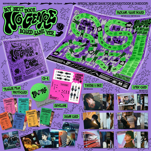 BOYNEXTDOOR 4th EP Album NO GENRE [Board Game ver] | KPOPJOAYO