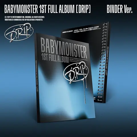 送料無料 お [Zip DRIP album full 1st BABYMONSTER Lock ver Binder / K-POP・アジア