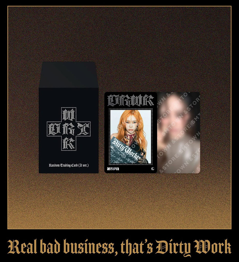Miniatura: aespa Dirty Work Official MD Random Trading Card Set