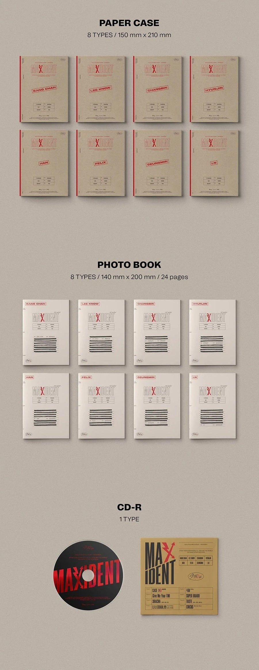 Miniatura: Stray Kids 7th mini album MAXIDENT [Case ver]