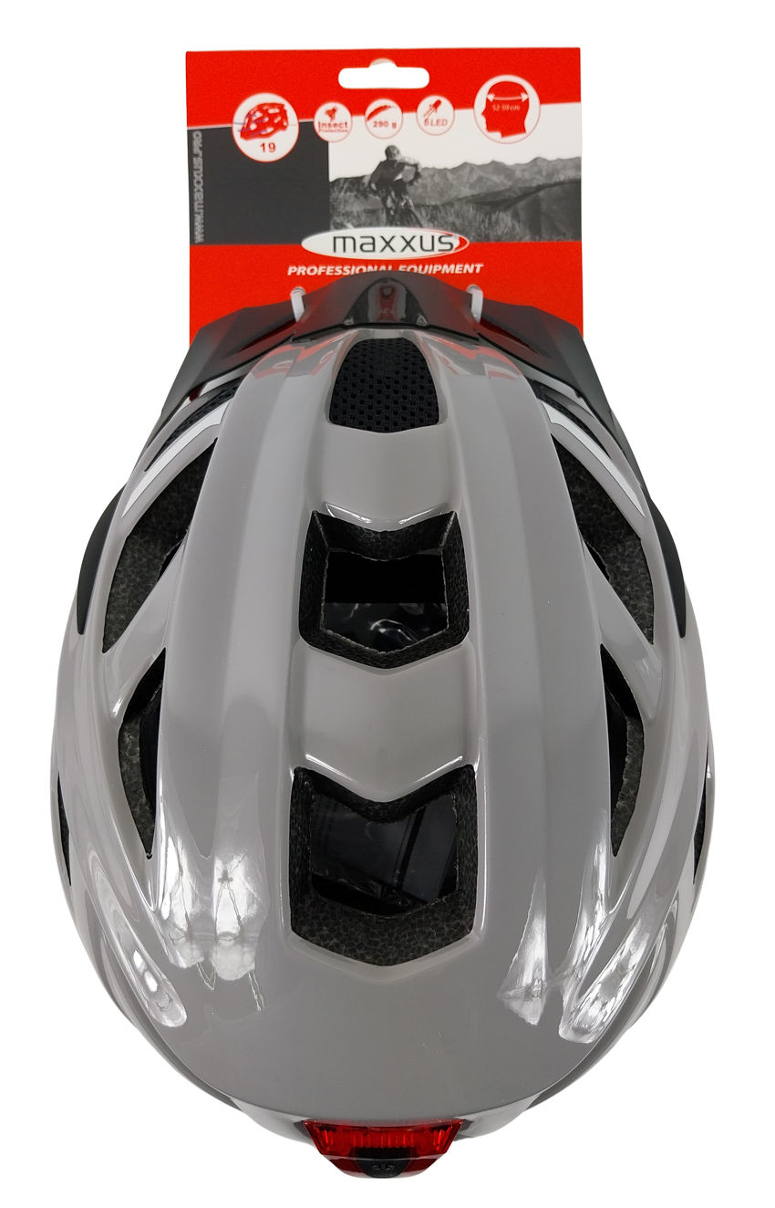 Thumbnail: Urban Light helmet, grey, 52-59 cm