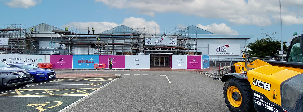 DFS Chester under construction