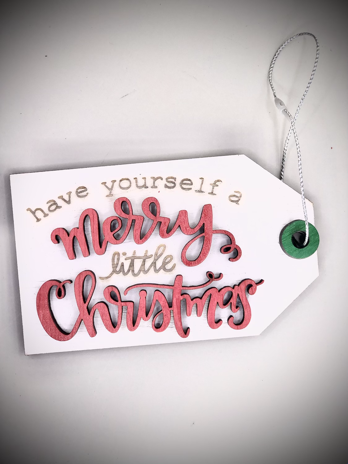 Merry Little Christmas Tag Ornament