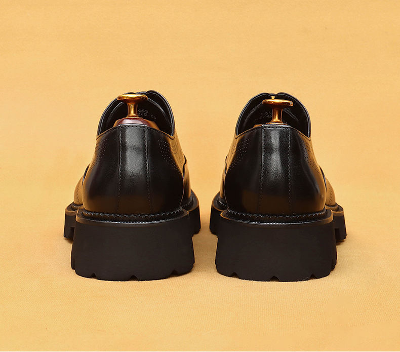 Thumbnail: Genuine Leather Handmade Mens Dress Shoes Elegant British Style Classic Quality