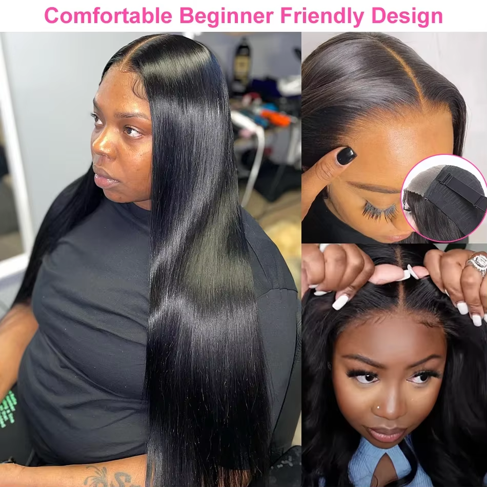 Thumbnail: Wear & Go Bone Straight HD Lace Wig – 13x6 Glueless Vietnamese Human Hair