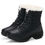 Thumbnail: Women's Platform Snow Boots with Non Slip Sole and Warm Fur Lining