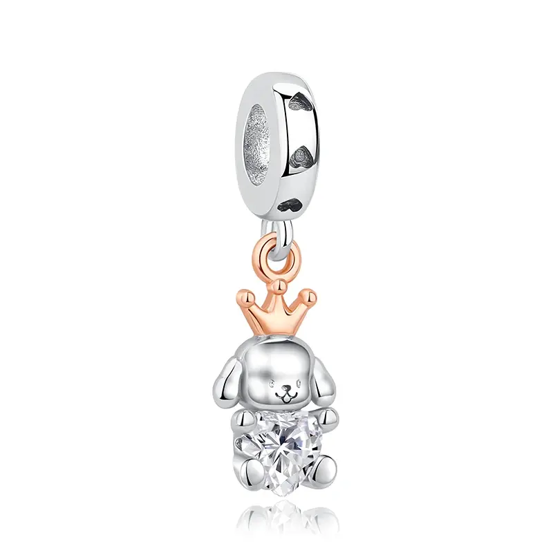 Thumbnail: Original 925 Sterling Silver Charm Bead Family Tree Mom Pendant