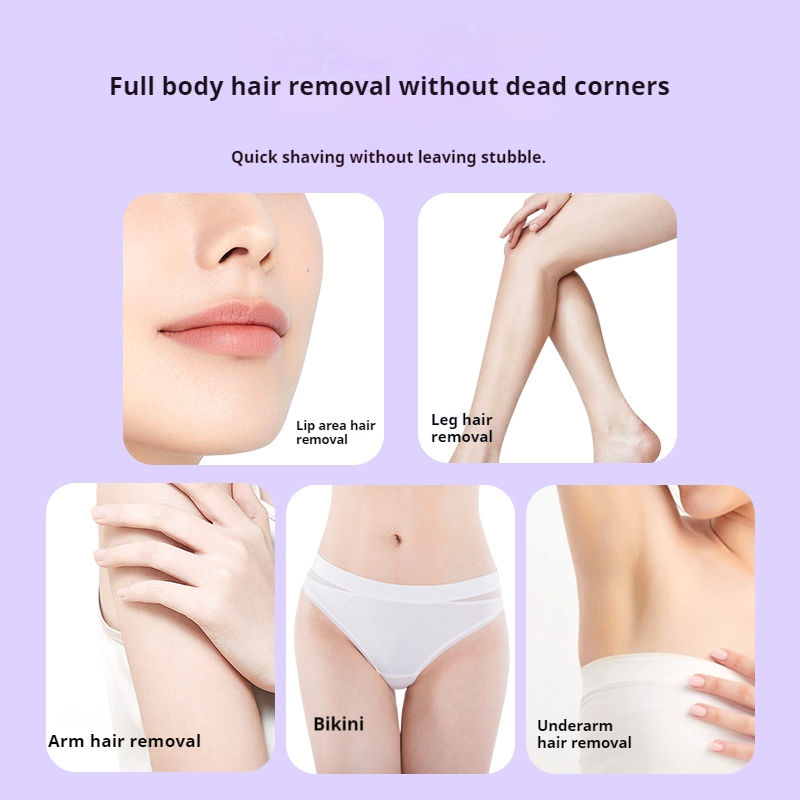 Thumbnail: Rechargeable Women’s Double-Head Electric Shaver&Body Epilator with Fast Charger