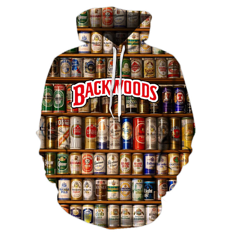 Thumbnail: Unisex Tie Dye Pullover Hoodie Fleece Sweatshirt Winter Fashion