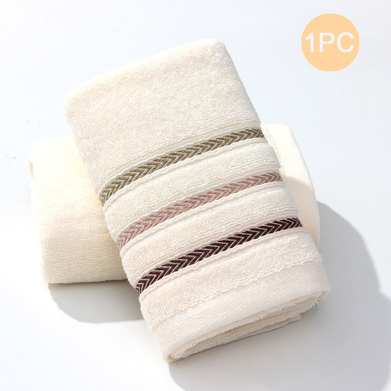Thumbnail: Thick Pure Cotton Face Towel Soft Highly Absorbent Quick Dry Printed Design