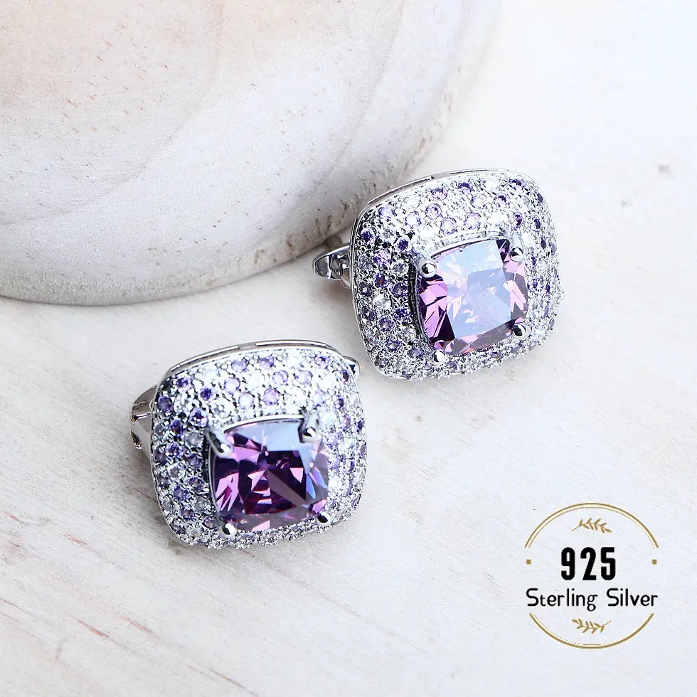 Thumbnail: Silver Costume Jewelry Earrings Rings Bracelets Pendant Necklace
