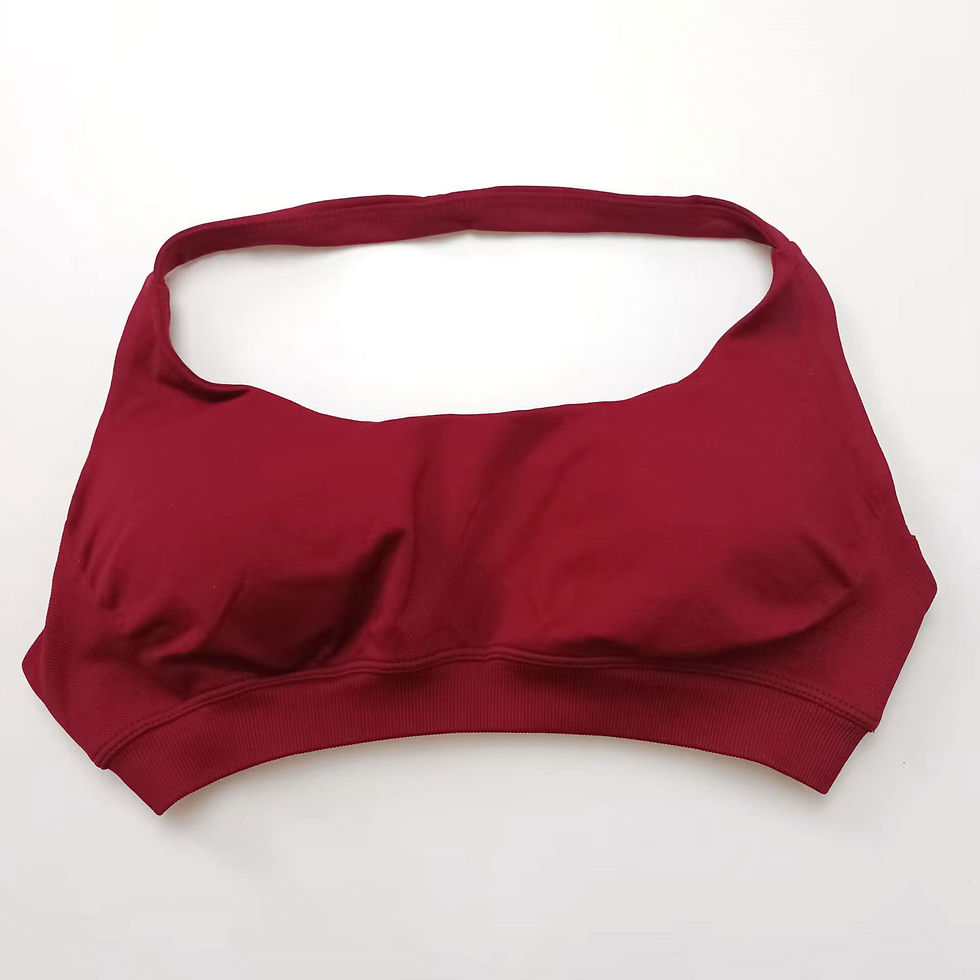 Thumbnail: Seamless Push Up Sports Bra for Women Halter Vest Style Gym Top