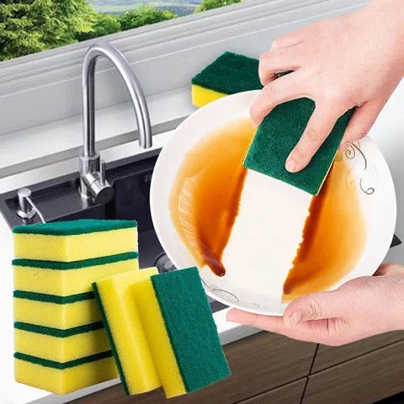 Thumbnail: Reusable Microfiber Dishwashing Sponge – Eco‑Friendly Kitchen Cleaning Tool