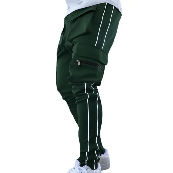 Thumbnail: Men’s Slim Fit Stretch Sports Top and Jogger Sweatpants Set
