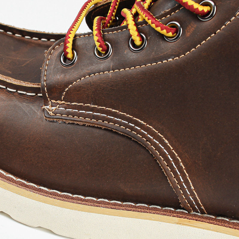 Thumbnail: Men's Retro Tooling Boots Casual Crazy Horse Leather Ankle Boots