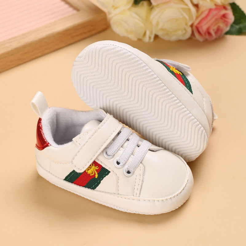 Thumbnail: Basketball Themed Baby Sports Sneakers for Boys and Girls Walking Shoes 0–18M