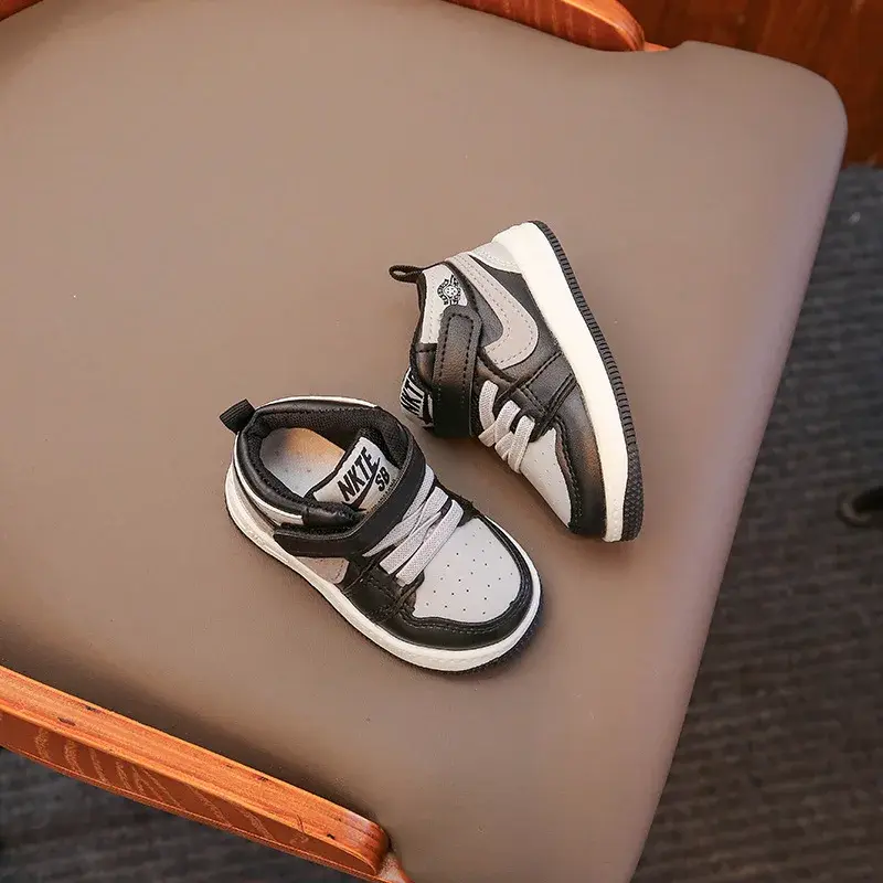 Thumbnail: Kids Flat Sneakers Comfortable Velcro Casual Shoes for Boys and Girls