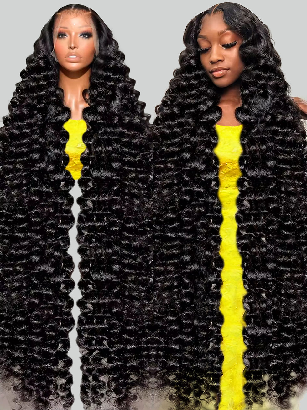 Thumbnail: Loose Wave Wig HD Lace 13x6 Brazilian Human Hair 250% Density