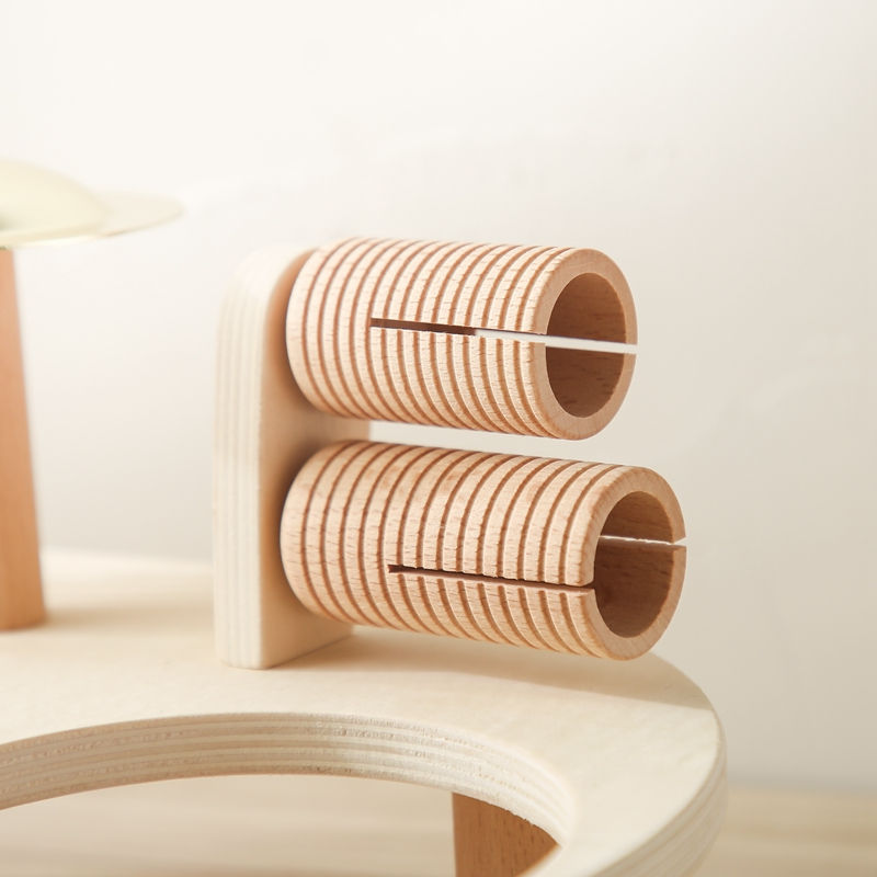 Thumbnail: Montessori Wooden Rod Bell Musical Toy Set for Babies & Kids