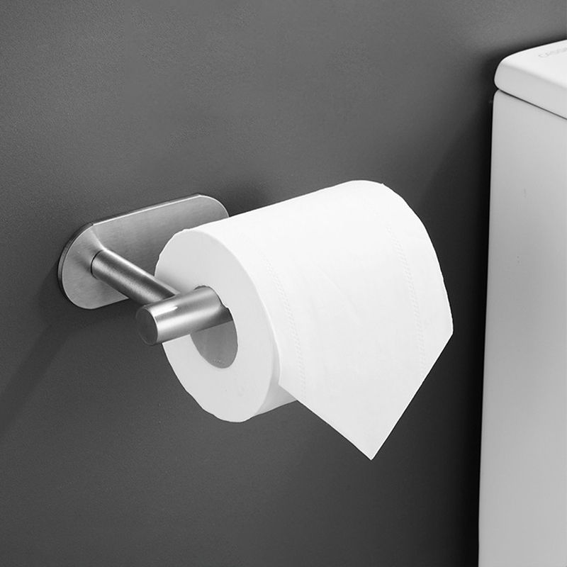 Thumbnail: Stainless Steel Adhesive Toilet Paper Holder – Wall Mount, No Drilling
