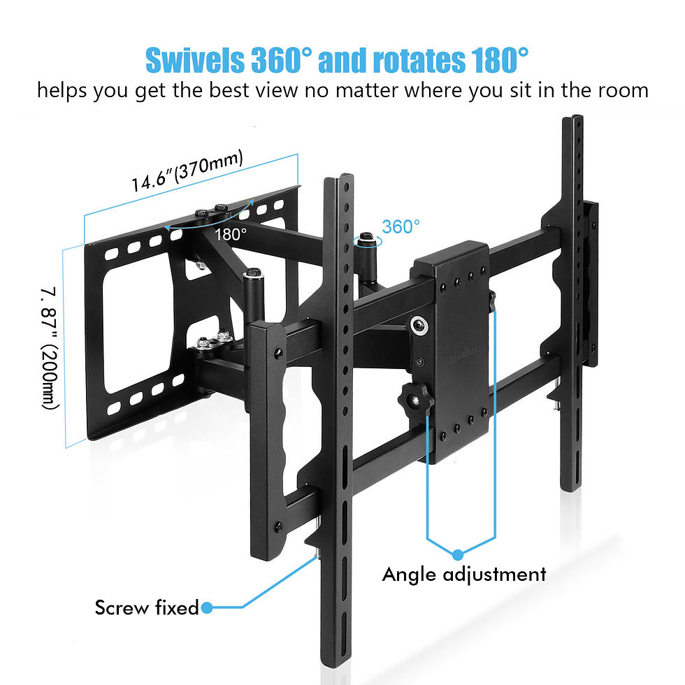 Thumbnail: Full Motion TV Mount for 30–85" Screens – Swivel & Tilt Bracket