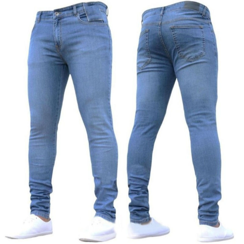Thumbnail: BreezeLine Straight Fit Denim Pants – Men's Spring/Summer Business Casual