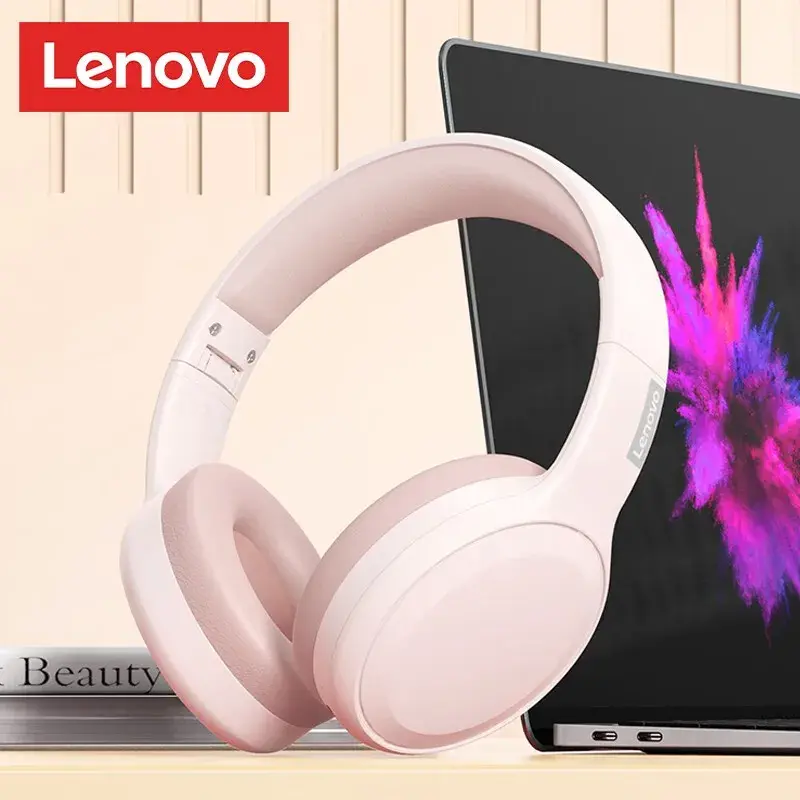 Thumbnail: Lenovo TH30 Wireless Bluetooth HiFi Stereo Headphones with Mic