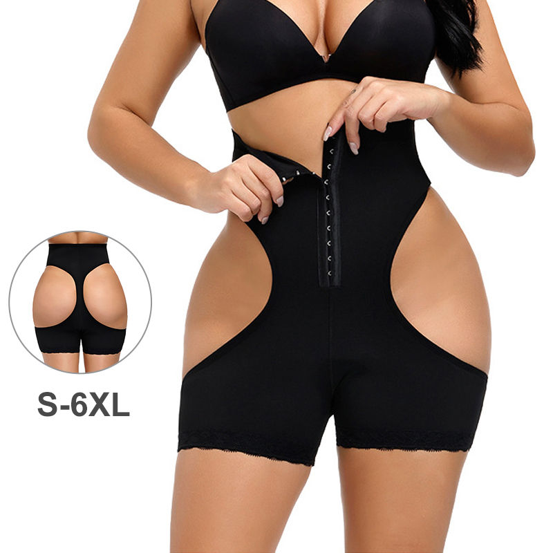 Thumbnail: Tummy Control Butt Lifter Hip Enhancer Shapewear Shorts Waist Trainer