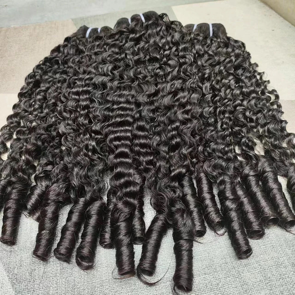 Burmese Bouncy Curly Virgin Hair Bundles – 100% Human Hair