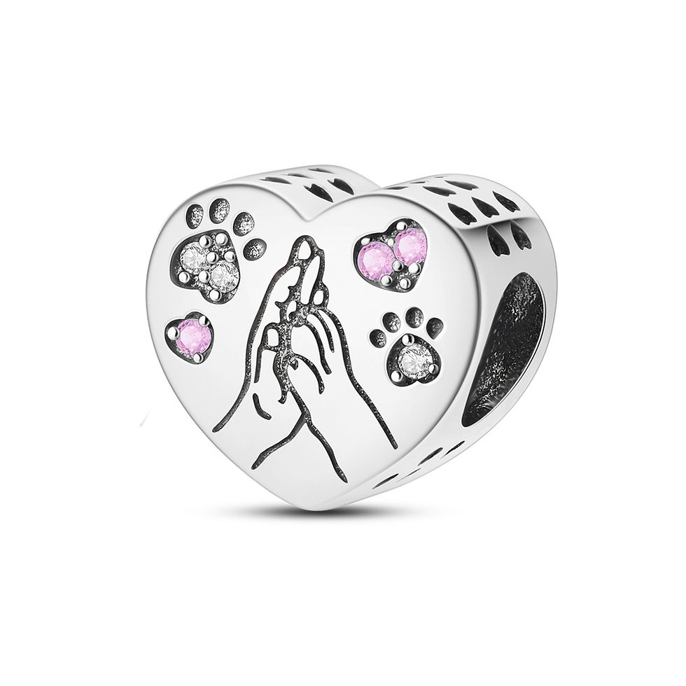 Thumbnail: Sterling Silver Firefly Love Travel Charm Bead Pendant for DIY Bracelet